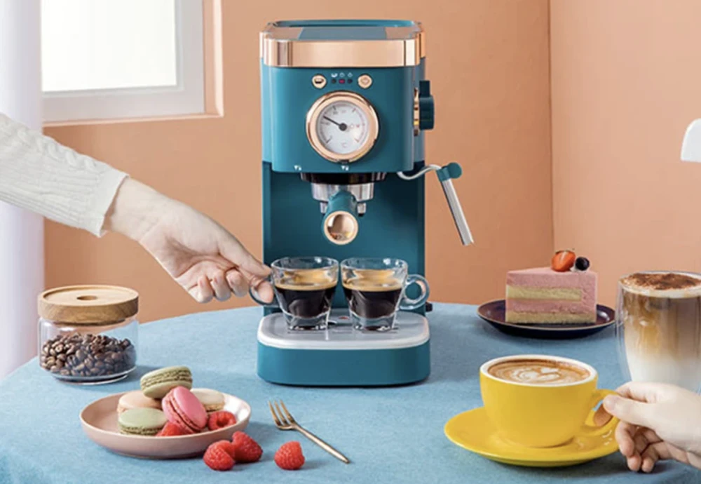 coffee and espresso machine with bean grinder