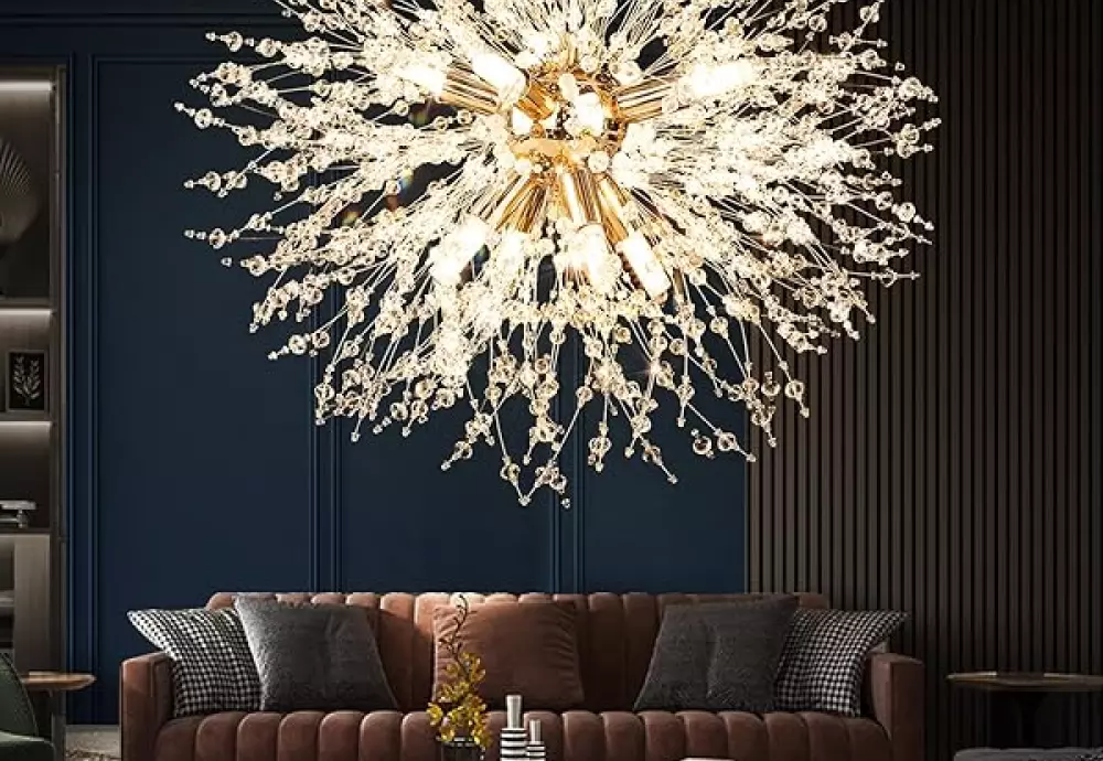 bronze and crystal chandelier