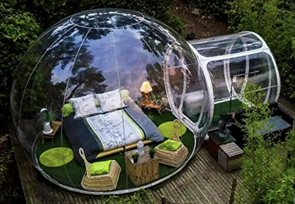 big transparent camping inflatable bubble tent