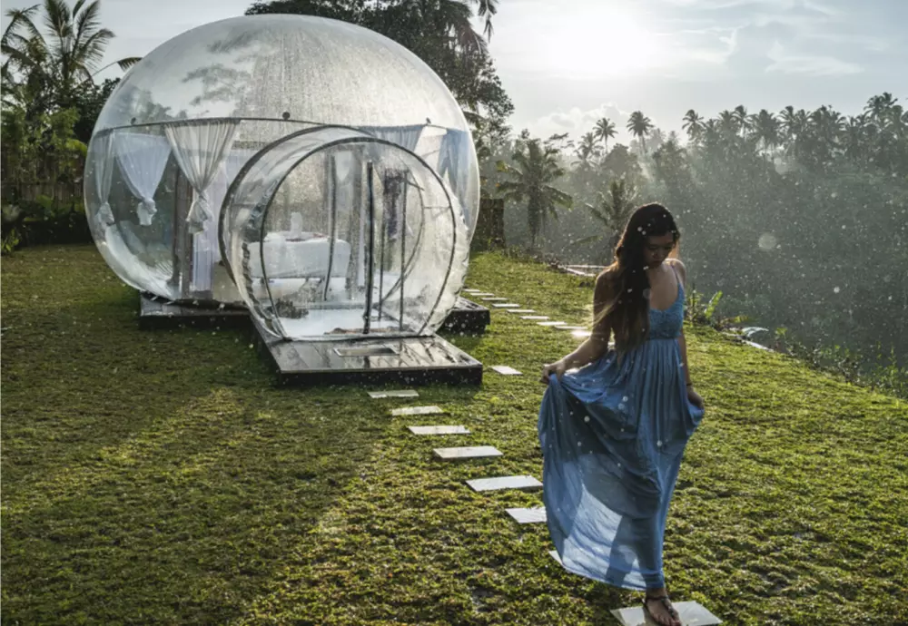 clear bubble house tent