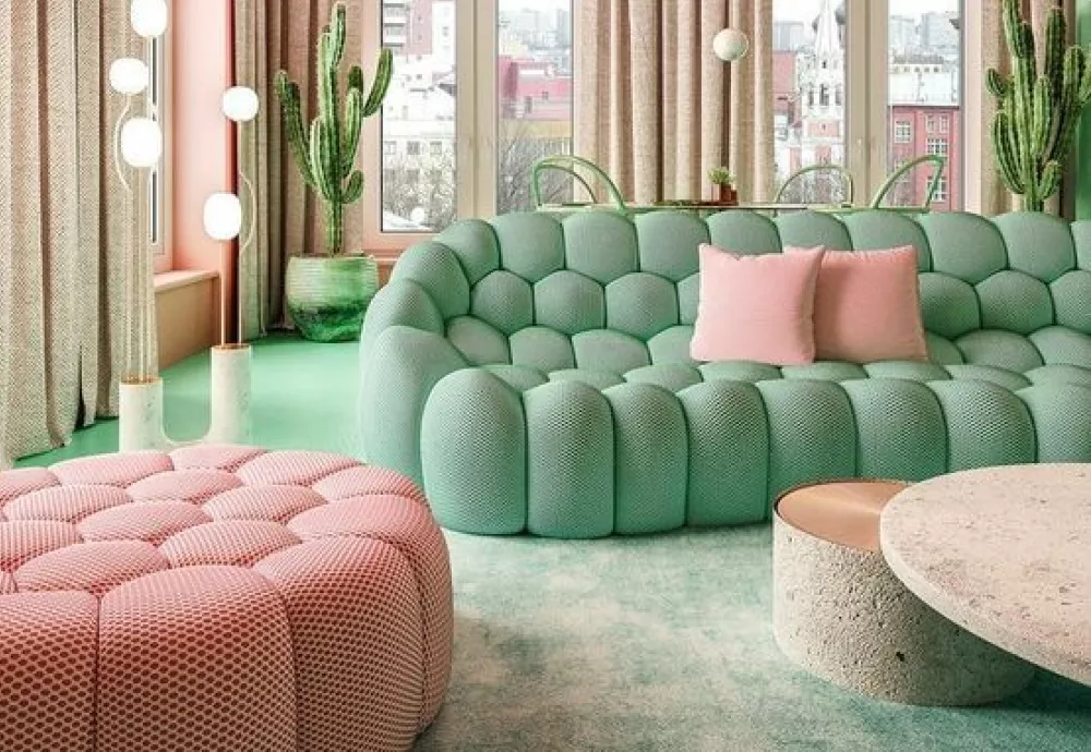 bubble curved sofa